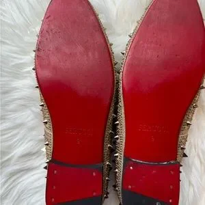 FERUCCI | Shoes | Ferucci Gold Spikes And Crystal Loafer  display picture 3